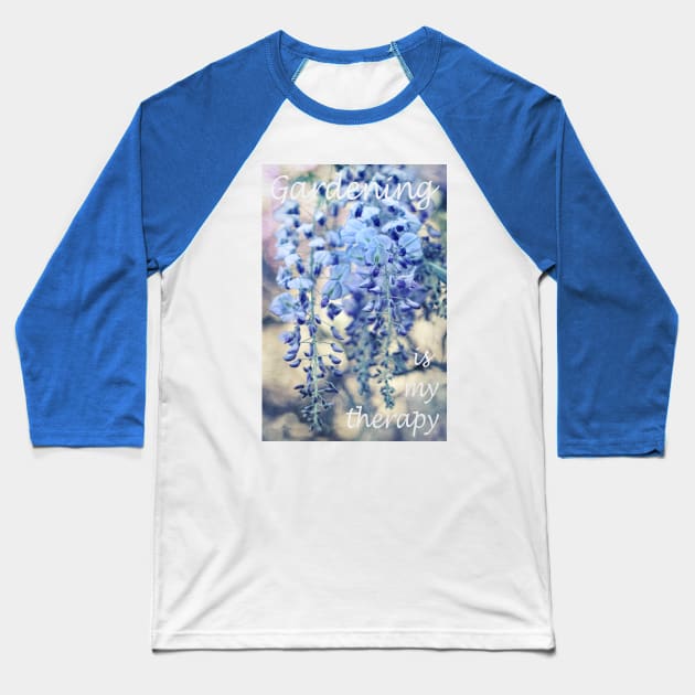 Wisteria Dreams at Twilight Baseball T-Shirt by micklyn